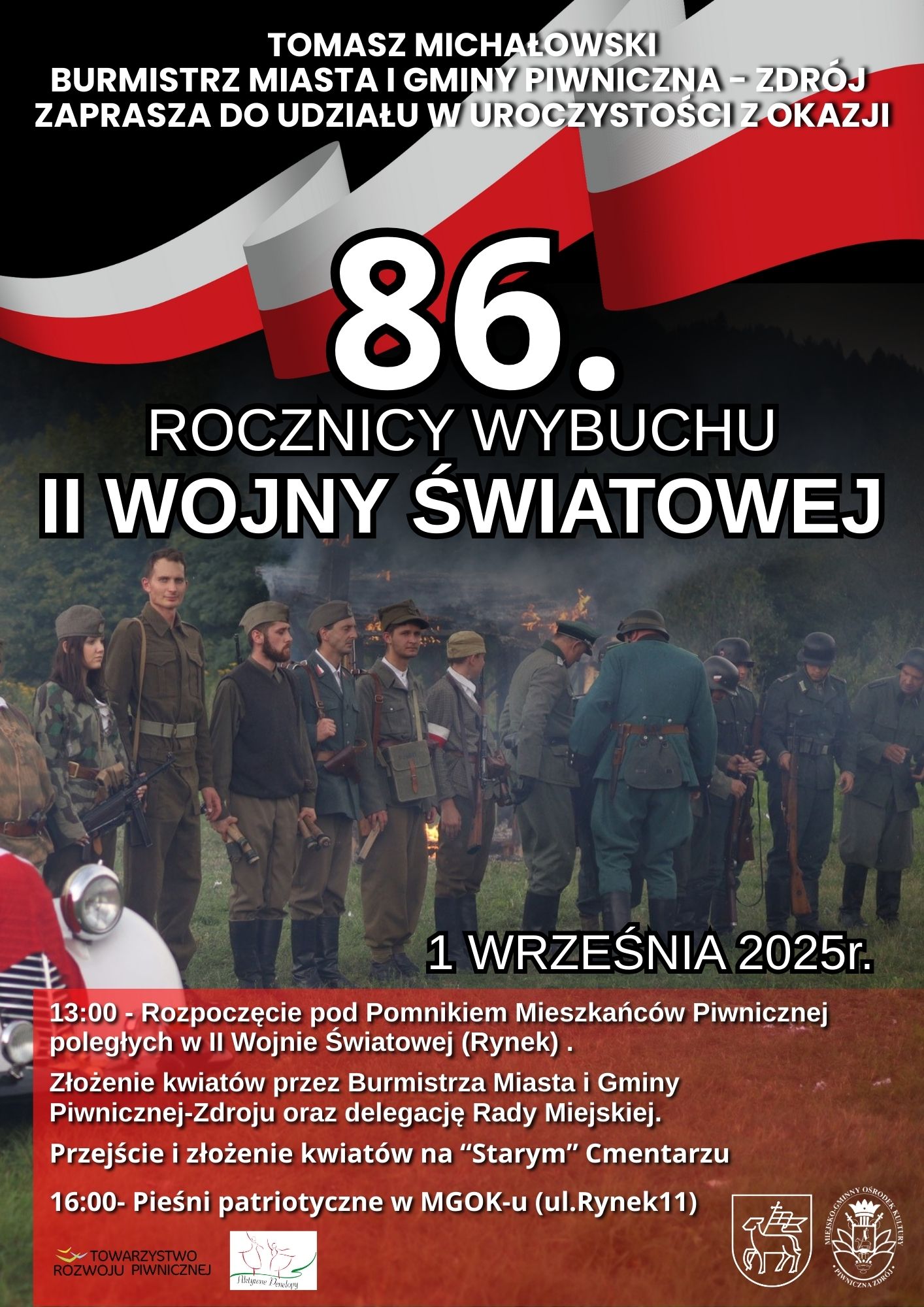 Ochody 86. rocznicy wybuchu II Wojny Światowej