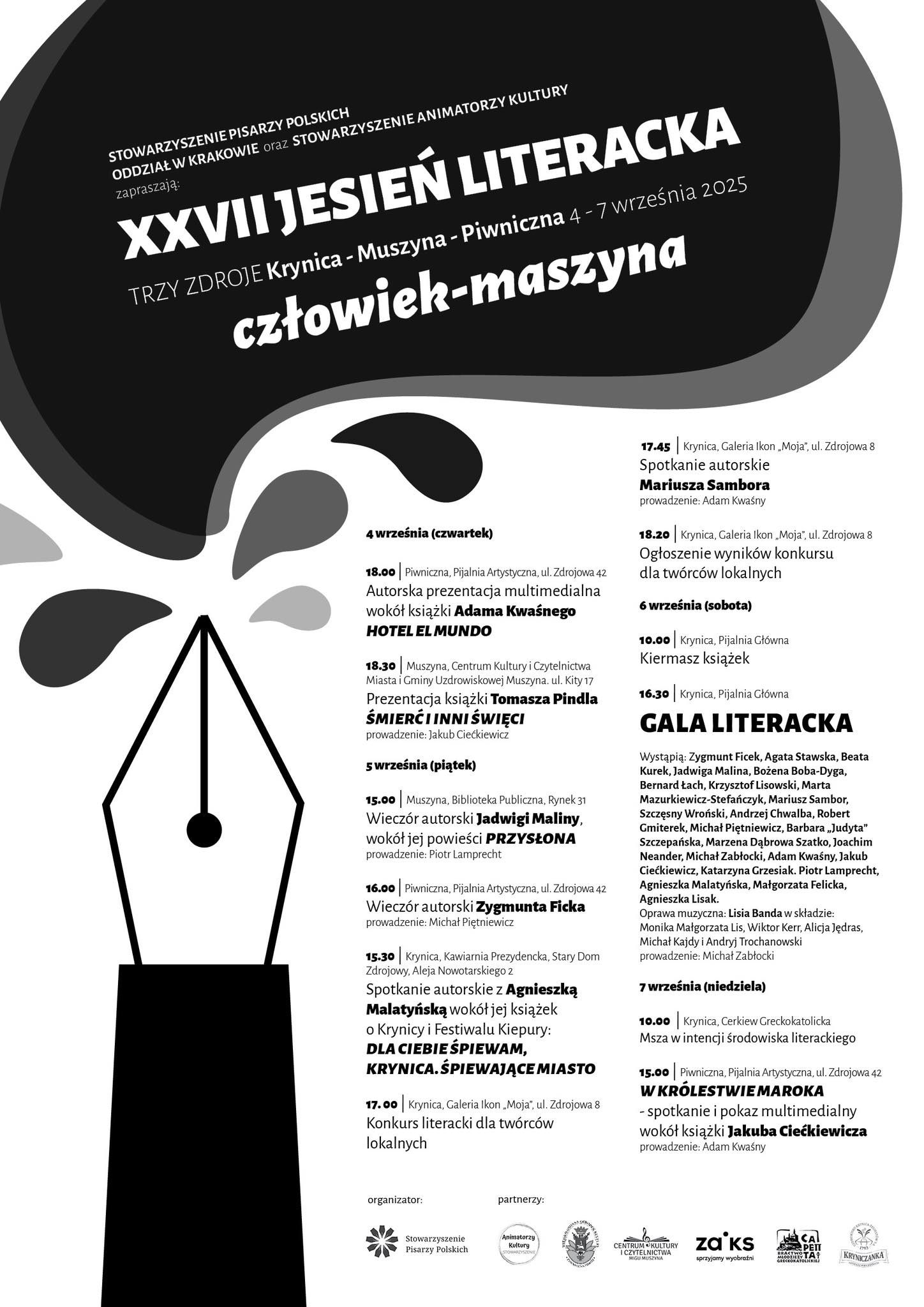 XXVII Jesień Liteacka - Pijalnia Artystyczna w Piwnicznej