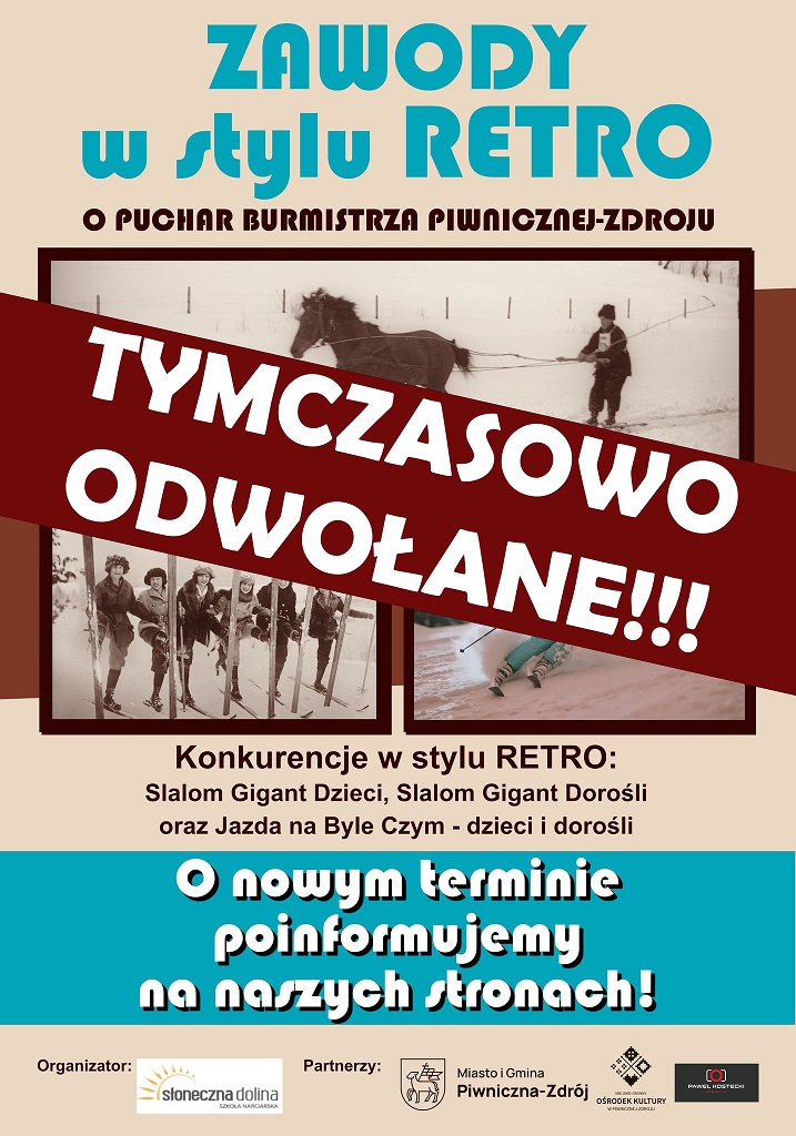 Zawody w stylu retro - tymczasowo odwołane