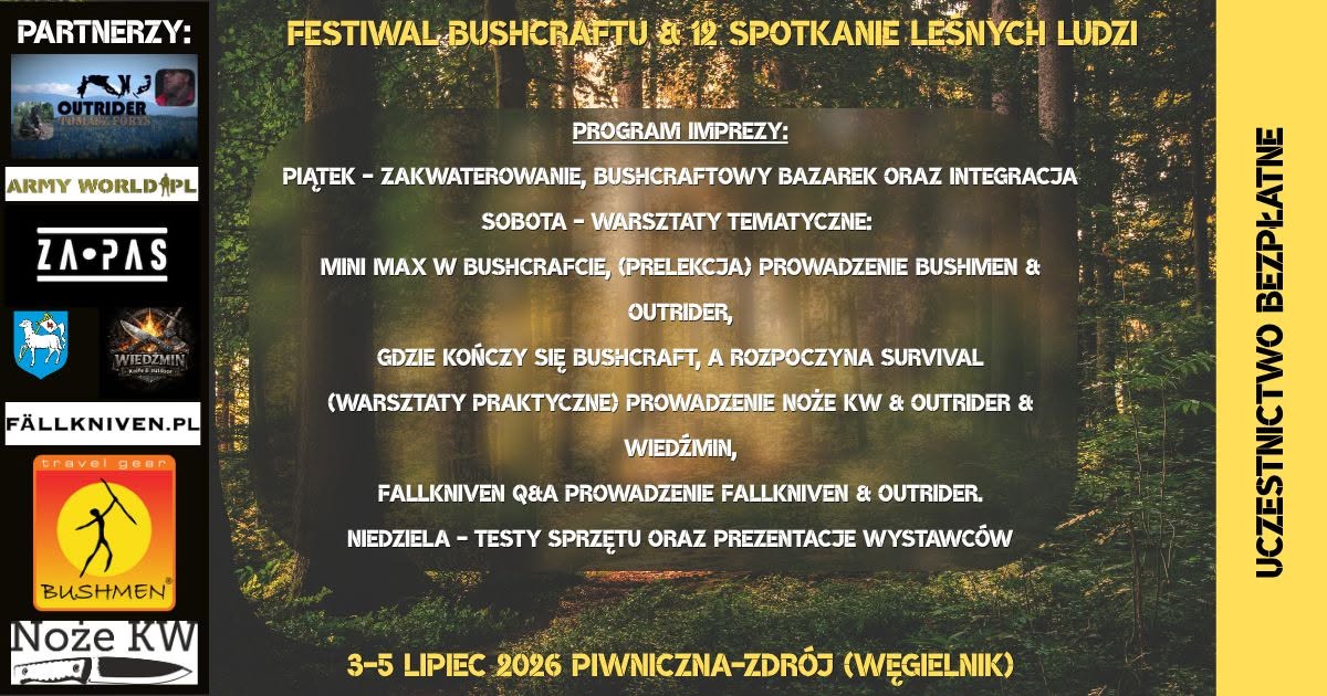 Festiwal Bushcraftu w Piwnicznej-Zdroju