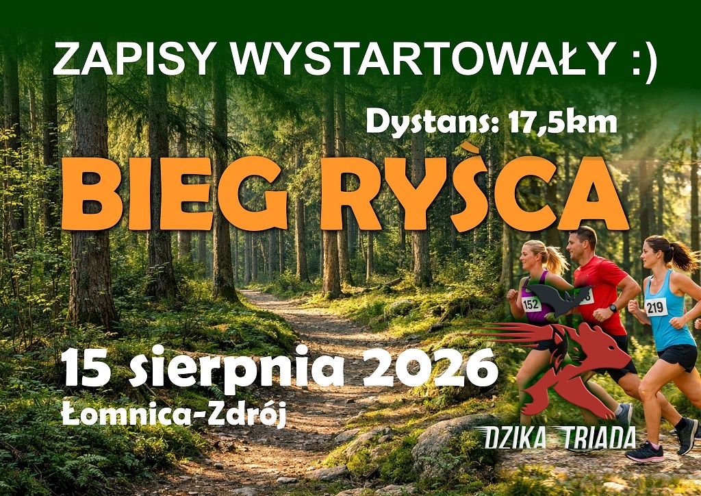 Ruszyły zapisy do Biegu Ryśca w Łomnicy-Zdroju