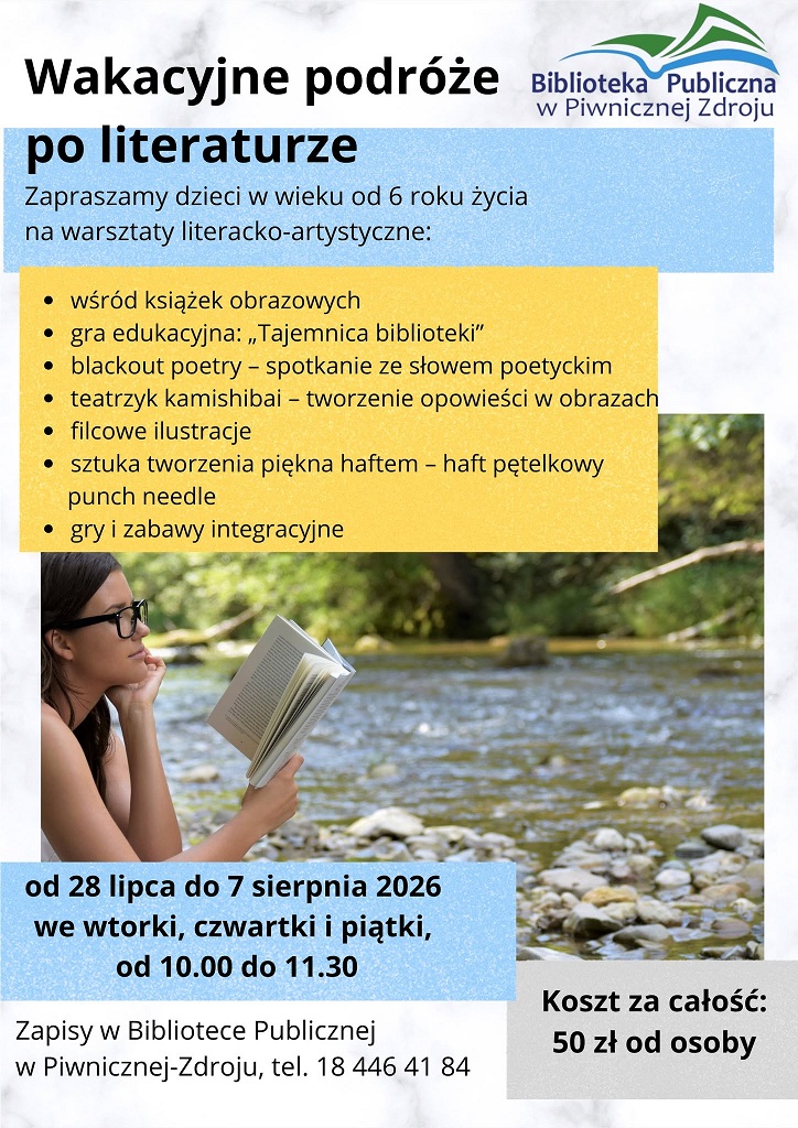 Wakacyjne podróże po literaturze