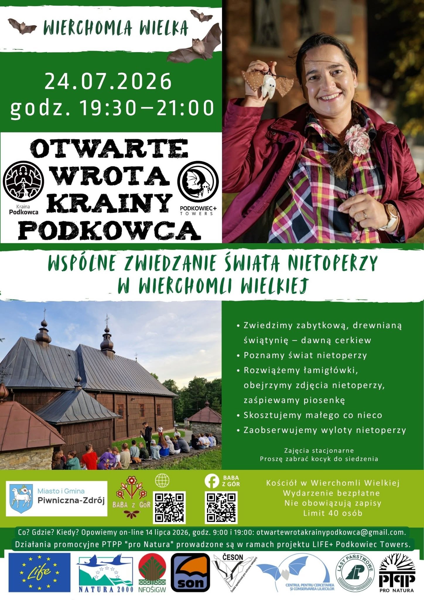 Otwarte Wrota Krainy Podkowca zapraszają do świata nietoperzy
